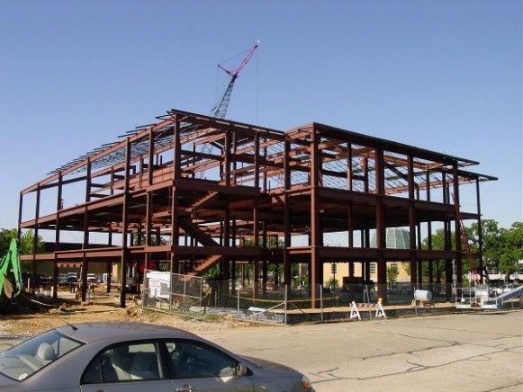 Construction of Chestnut Hall