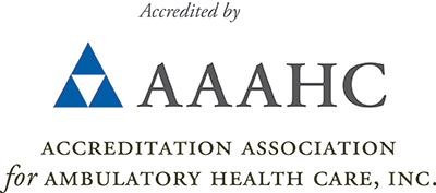 Accredited by AAAHC logo