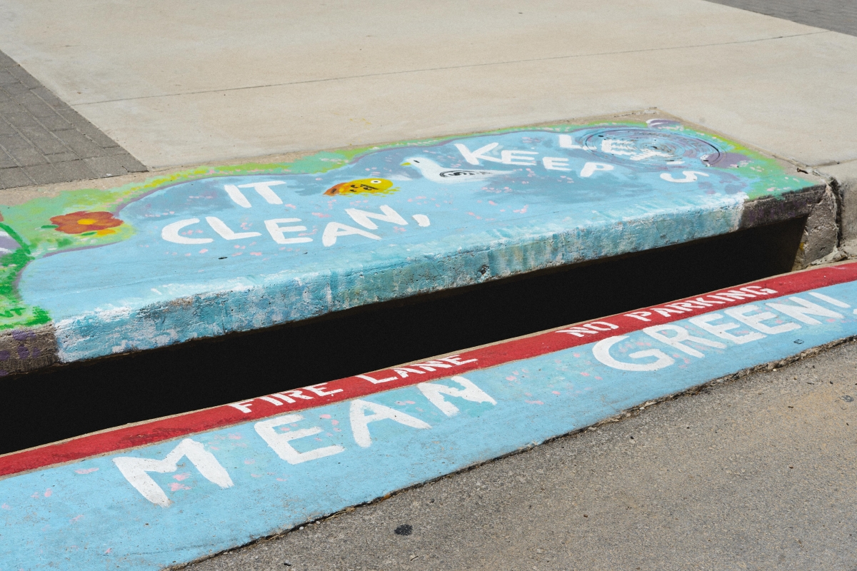 UNT Storm Drain Artscape - Union Circle