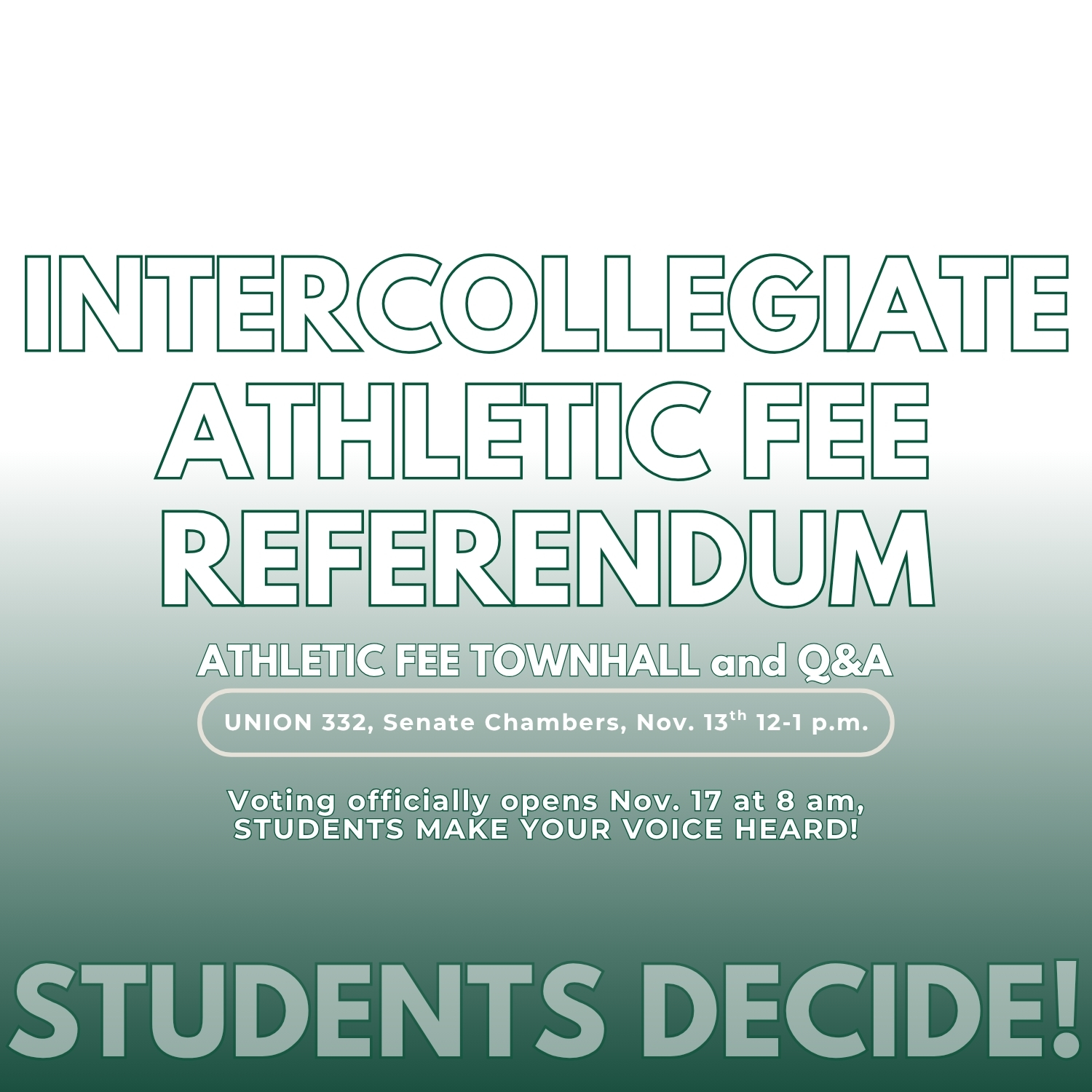 Intercollegiate Athletic Fee Post
