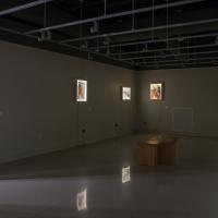 installation view of the secondary gallery room. 
