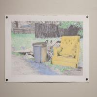  Toned down trashcan and couch print 