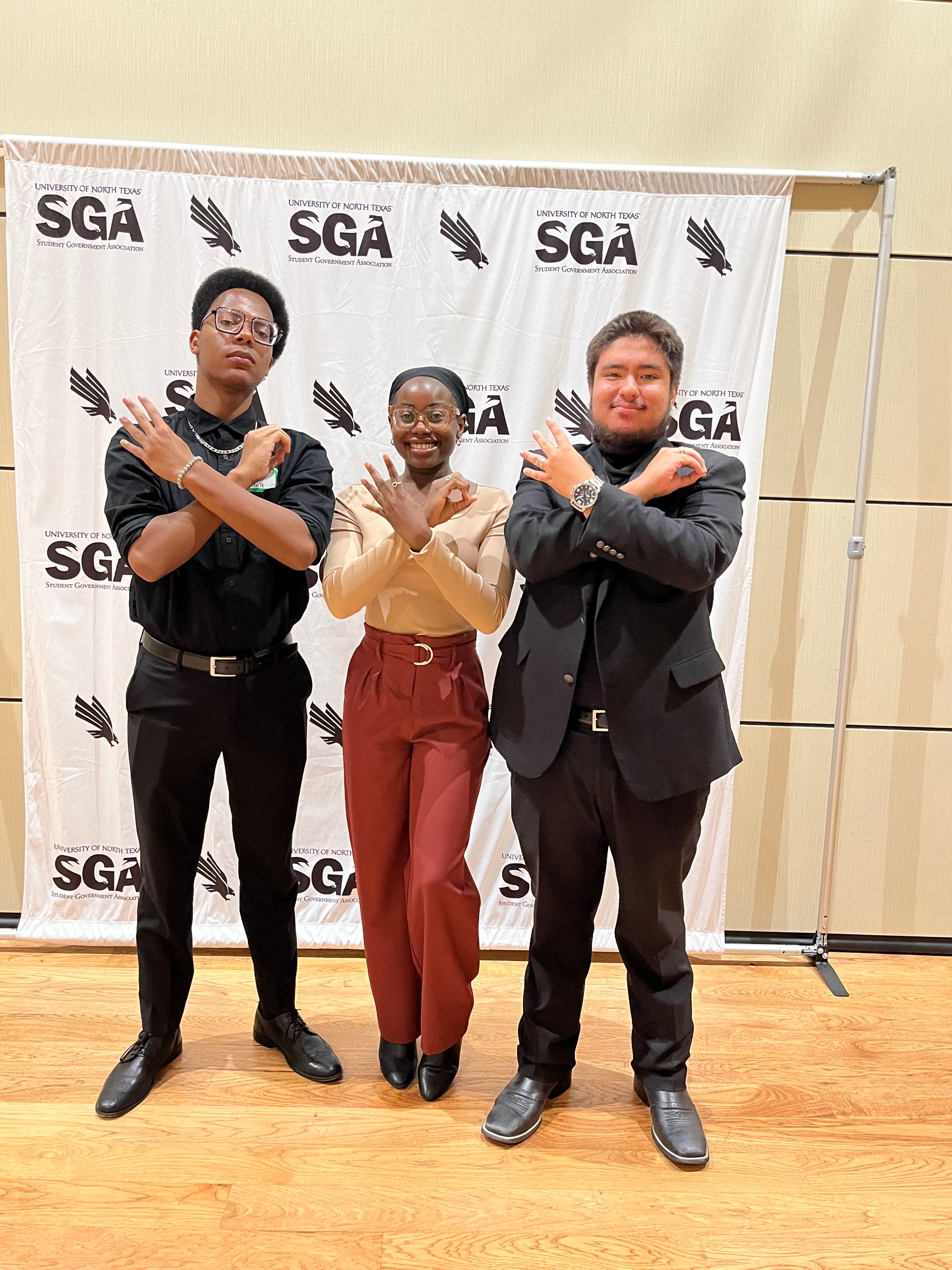 SGA NT40 members at event