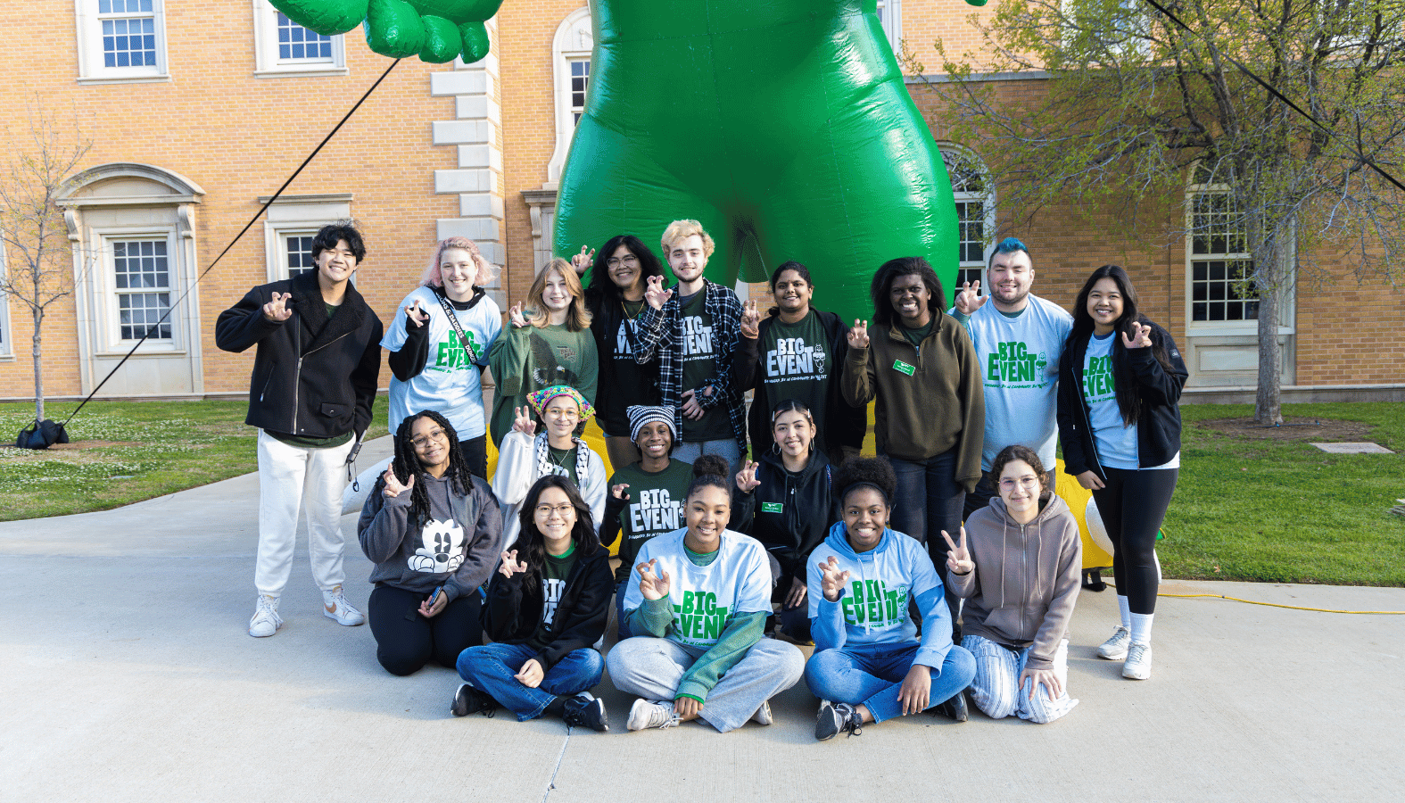 Students from big event