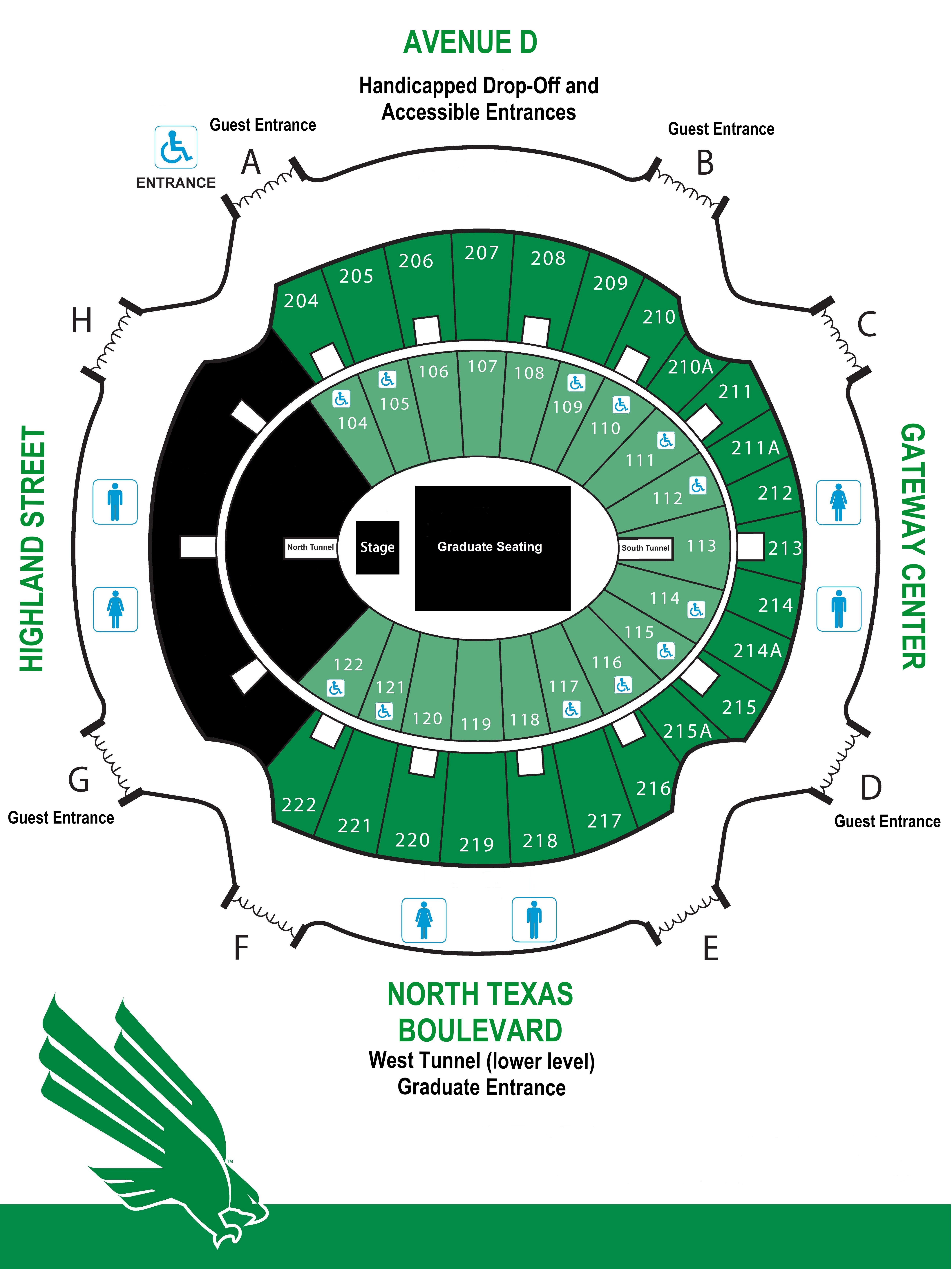 Map of the Coliseum