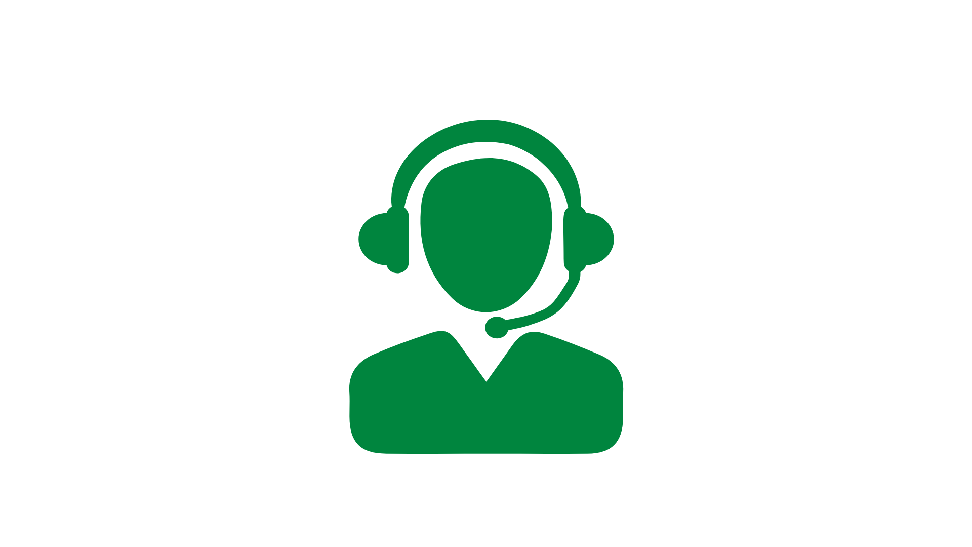 image of a person icon with headset on