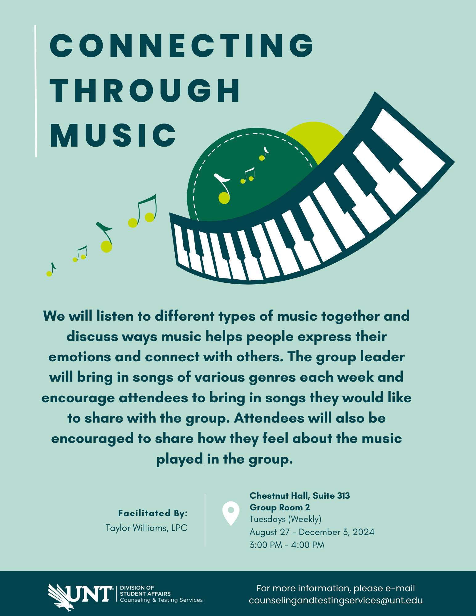 music flyer