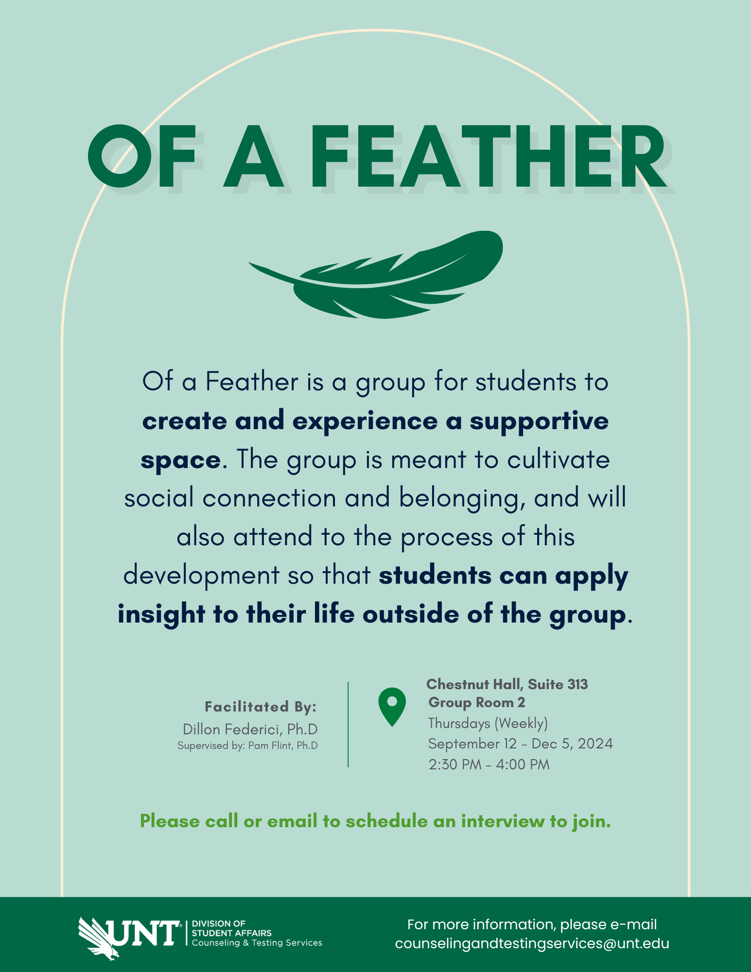 Of A Feather flyer