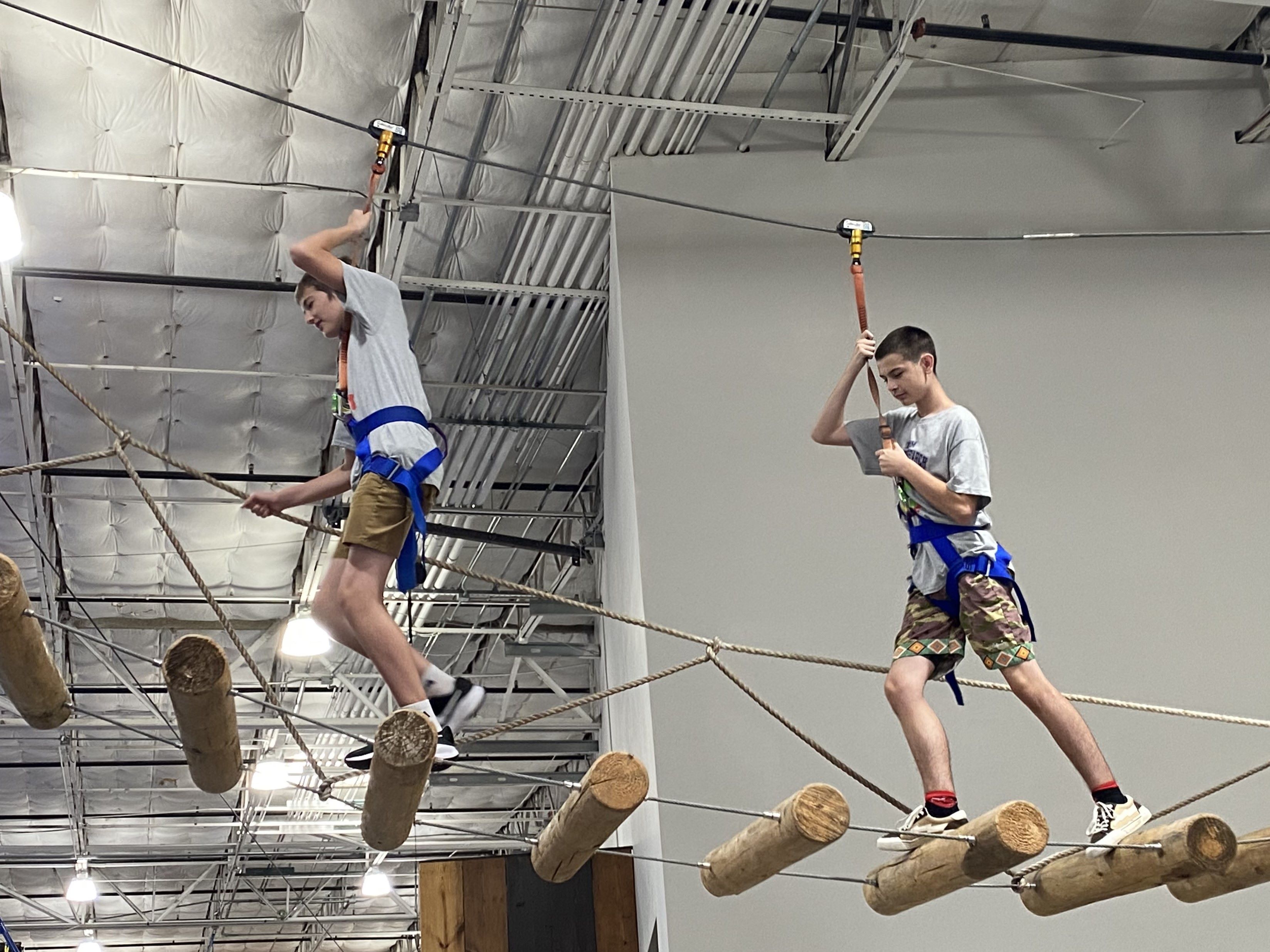 boys on ropes